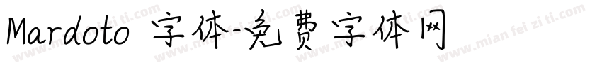 Mardoto 字体字体转换
